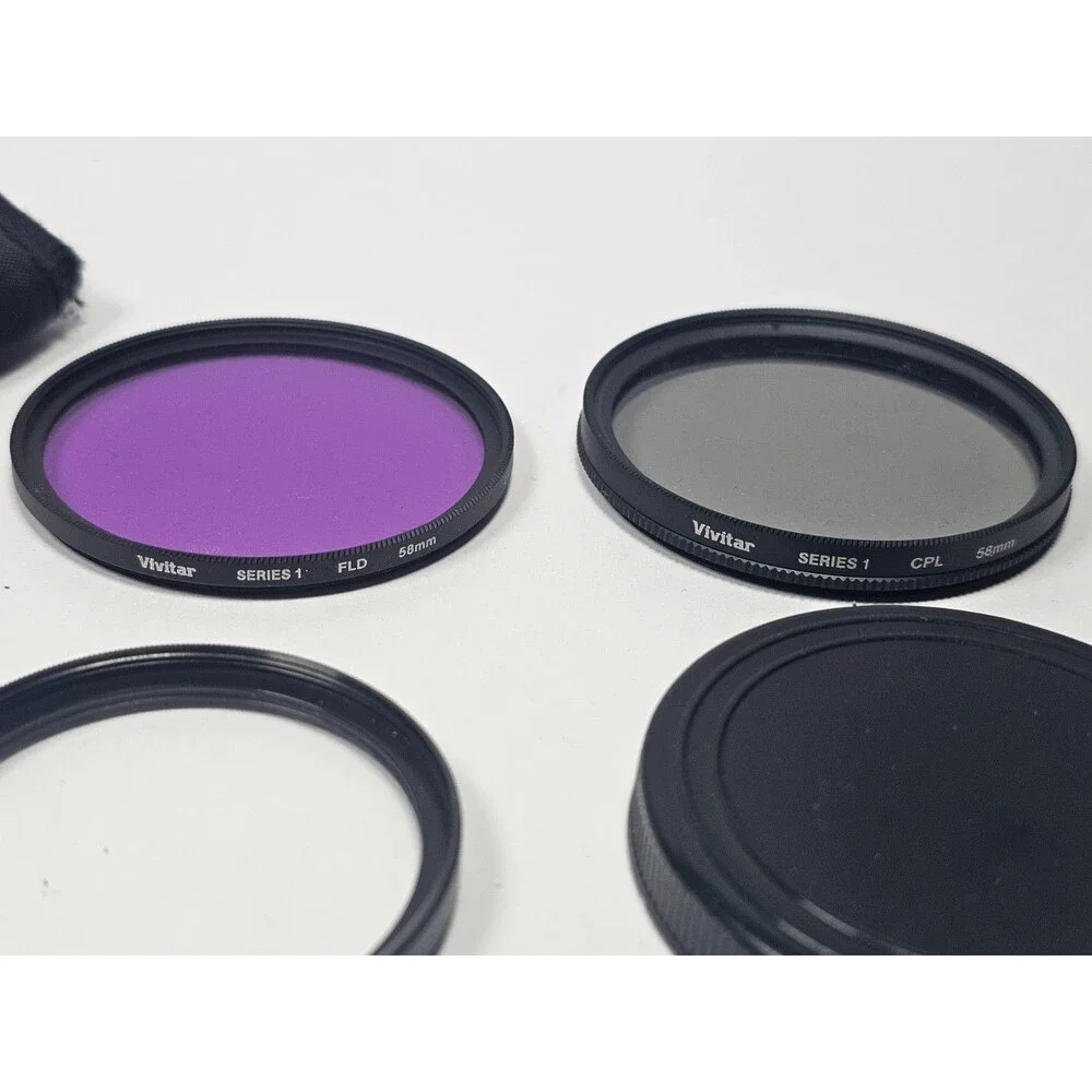 Vivitar Series 1 Lens FLD CPL 58mm B+W 49 007 Neutral MRC Filters with Case